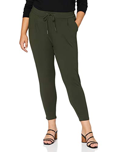 VERO MODA Damskie spodnie Vmeva Mr Loose String Pants Noos, zielone (Peat), XL / 30 l, zielony (Peat)