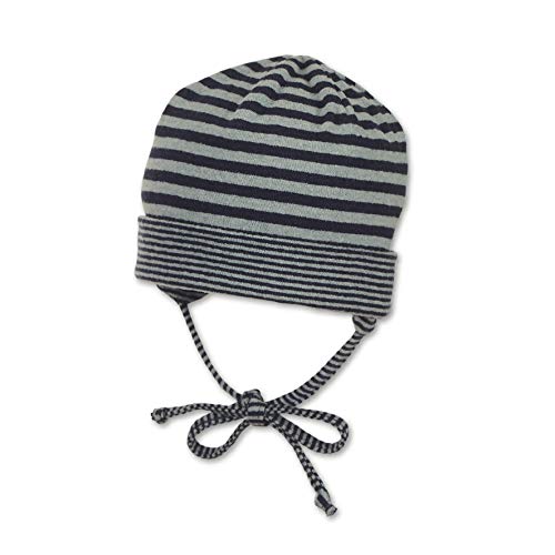 Sterntaler Czapka beanie dla chłopców, niebieski (Marine 300), 47 cm