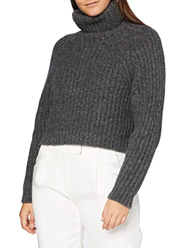 BOSS Damski sweter C_farantel, Medium Grey30, S