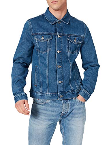 Tommy Hilfiger Męska kurtka Trucker JKT Rgd Portland Indigo, Portland Indigo, XS