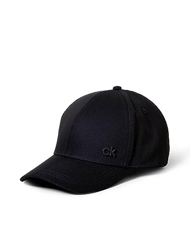Calvin Klein Mężczyźni CK BASEBALL CAP Czapka Baseballowa, Czarny Jeden rozmiar