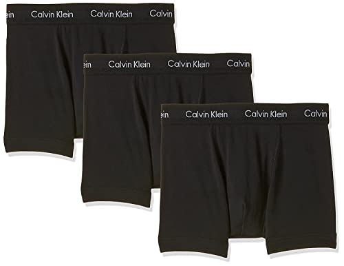Calvin Klein 3p Trunk Bokserki (szorty) Mężczyźni , Black W. Black Wb , M