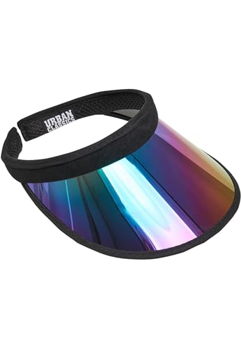 Urban Classics Uniseks Holographic Visor Czapka z Daszkiem, Wielokolorowy