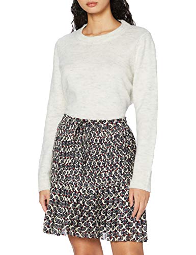 Scotch & Soda Damska plisowana spódnica mini z nadrukiem na całej powierzchni, Combo F - 0222, XS