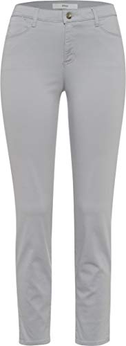 BRAX Shakira damskie spodnie o dopasowanym kroju, z aksamitu, rozciągliwa bawełna, jasnoszary, 42W x 32L