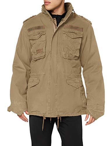 Brandit M65 Giant męska kurtka parka zimowa, wielokolorowy (Camel)., 3XL