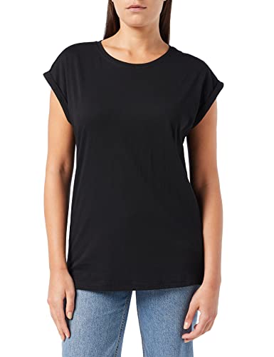 Urban Classics Koszulka damska z przedłużonym ramieniem koszulka podstawowa kapturki, krótki rękaw, koszulka z okrągłym dekoltem, rozmiary: XS - 5XL