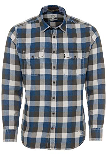 camel active Koszula męska 4091325s08, zielony (Fir Green), S