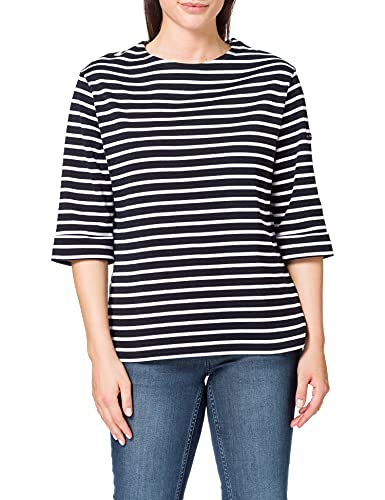 Armor Lux T-shirt damski, niebieski (Bi8 Rich Navy/Blanc), 40 PL