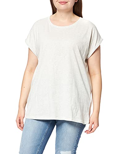 Urban Classics Damska koszulka z przedłużonymi ramionami, jasnoszary, 4XL