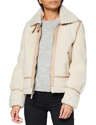 Schott NYC Damska kurtka skórzana, Natural/Nude, XL