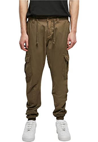 Urban Classics Spodnie męskie cargo do joggingu z praktycznymi kieszeniami, elastyczny ściągacz ze sznurkiem, w wielu kolorach, rozmiary XS - 5XL