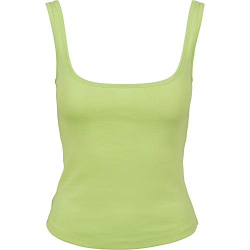 Urban Classics Damska koszulka damska z szerokim dekoltem, Electriclime, XXL