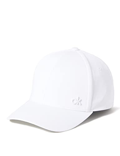 Calvin Klein Ck Czapka z Daszkiem, Biały, Jeden rozmiar