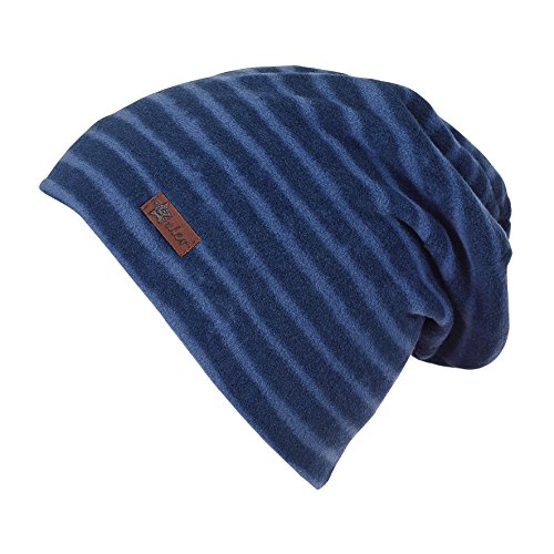 Sterntaler Czapka slouch-beanie dla chłopców, wiek: od 12 – 18 miesięcy, rozmiar: 49, niebieska (morska)
