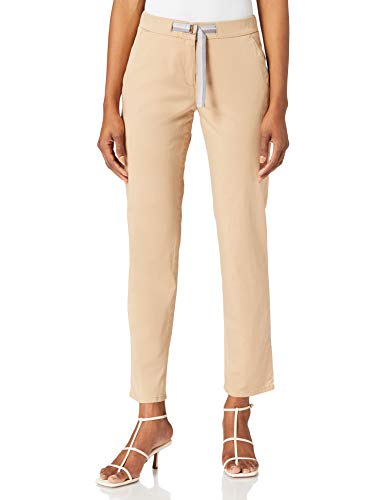 BRAX Damskie spodnie typu chino Relaxed Fit Style Mel S Stretch bawełna, Sand, 40W / 32L