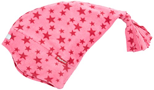 Playshoes Dziewczęca czapka polarowa w gwiazdki, 18 - różowy, 49