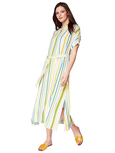 Mavi Damska sukienka w paski na specjalne okazje, wielokolorowy (Campanula Stripe 28826), L