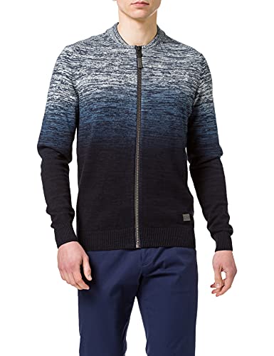 Camel Active Męska kurtka z dzianiny 4095215k10, niebieski (Night Blue), XL
