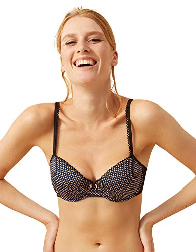 Variance Damski stanik formowany z trybem Allure, Czarny, 75A