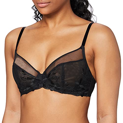 Triumph Damski biustonosz z fiszbinami, czarny (black 0004), 75F