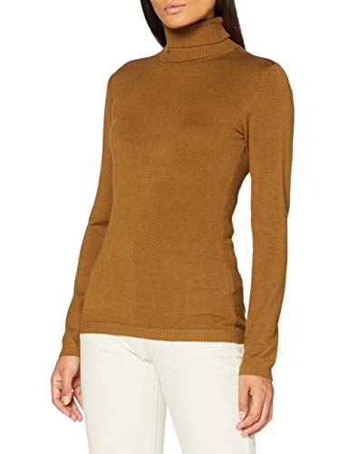 Urban Classics Damska bluza damska Basic Turtleneck, Toffi, 4XL duże rozmiary