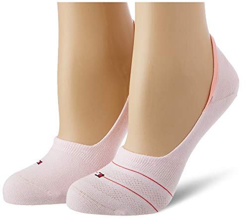 Tommy Hilfiger Skarpety damskie Preppy Women's Footie (2 sztuki), Rosa, 35-38 EU