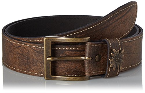 Werner Trachten Pasek do stroju ludowego unisex, Brązowy (brązowy Rugato Rl 565), 80