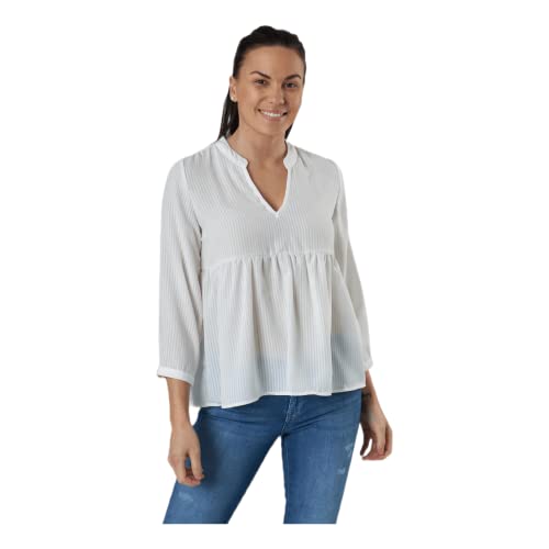ONLY Damska bluzka ONLBLOOM 3/4 TOP NOOS WVN, Cloud Dancer, 34, Cloud Dancer, 34