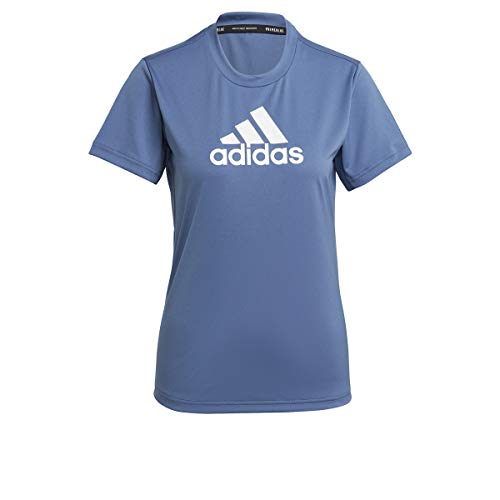 adidas Damska koszulka W BL T (krótki rękaw), Crew Blue/White, XXS
