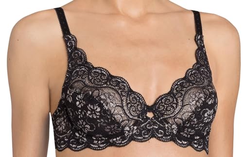 Triumph Kobiety Amourette 300 W X Biustonosz z fiszbinami, Czarny, 90C