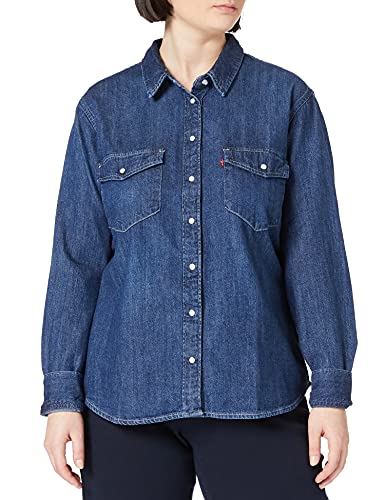 Levi's Damska koszula Iconic Western, Przestrzeń powietrzna., XS