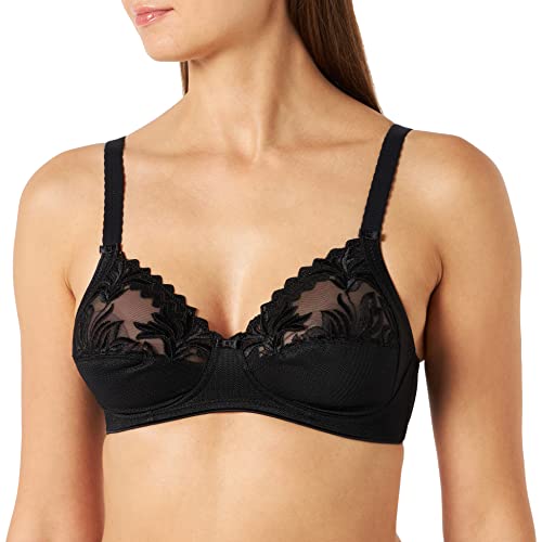 Chantelle AMAZONE, bardzo kryjący biustonosz z fiszbinami, bielizna damska, Schwarz, 95D