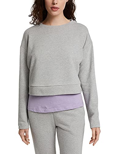 edc by ESPRIT Bluza damska, 044/jasnoszary 5, L