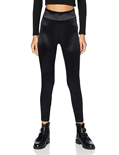 Urban Classics Damskie legginsy Shiny High Waist, czarny, S