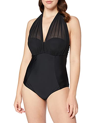 Curvy Kate Damski strój kąpielowy Wrapsody, czarny (czarny), rozmiar 40G, czarny (czarny), 90G
