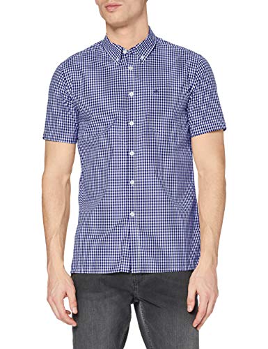 Merc London męska koszula smokingowa o regularnym kroju, Niebieski - Bleu (Royale Blue), L