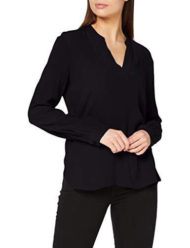 ESPRIT Bluzka z LENZING™ ECOVERO™, 001/Black, 32
