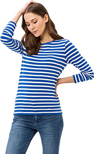 BRAX Damski sweter w stylu Carina, niebieski, 40