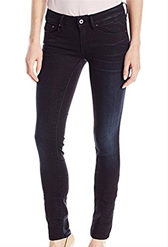 G-STAR RAW Dżinsy damskie Attacc Mid Waist Straight, Niebieski (Dk w wieku 5245-89), 25W / 32L