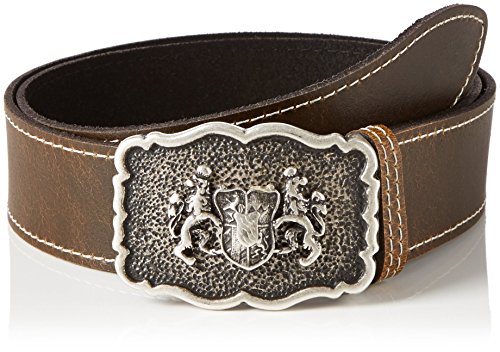 Werner Trachten Pasek do stroju ludowego, uniseks, Brązowy (antyczny brąz 510), 85