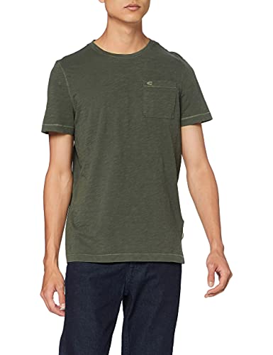 camel active Męski T-shirt 4096439T03, zielony (Leaf Green), L
