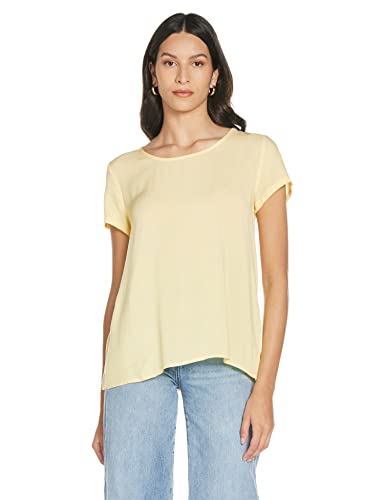 ONLY Womens ONLFIRST ONE Life SS Solid Top NOOS WVN Blouse, Pineapple Slice, 36, Pineapple Slice, 36