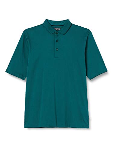 ESPRIT Collection Męska koszulka polo, 385/Bottle Green, S