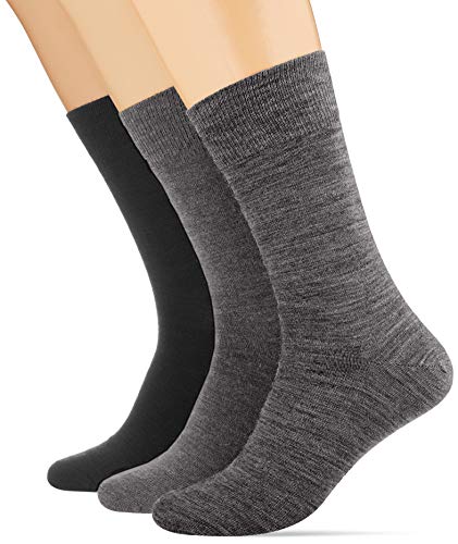 HOM, 3-pak skarpet z wysokiej jakości wełny, męskie