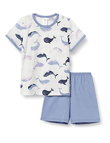 CALIDA Unisex Toddlers Whale piżama krótka piżama dla niemowląt i małych dzieci