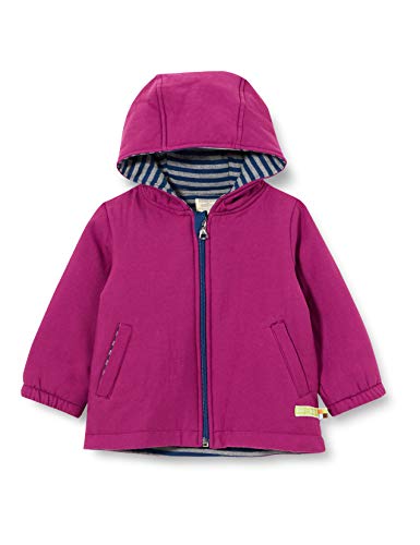 loud + proud Unisex dziecięca kurtka wodoodporna Anorak, śliwka, 74-80
