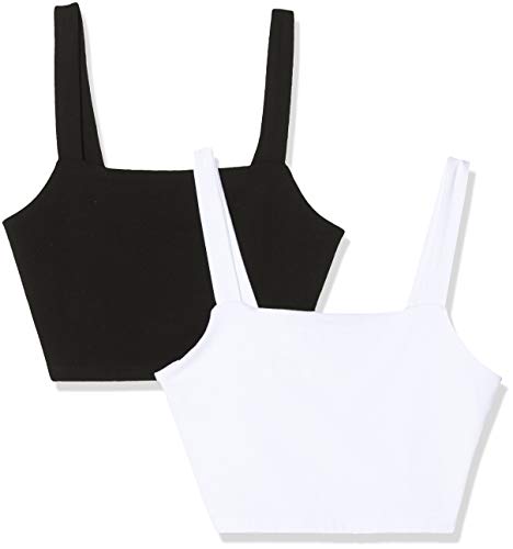 Urban Classics T-shirt damski, czarny/biały, XXL