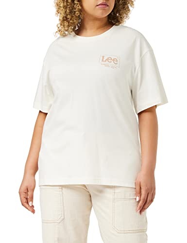 Lee Koszulka damska Crew Neck Tee, écru, XL