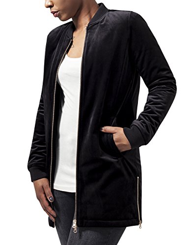 Urban Classics Damska kurtka z długim aksamitem, aksamit, XS